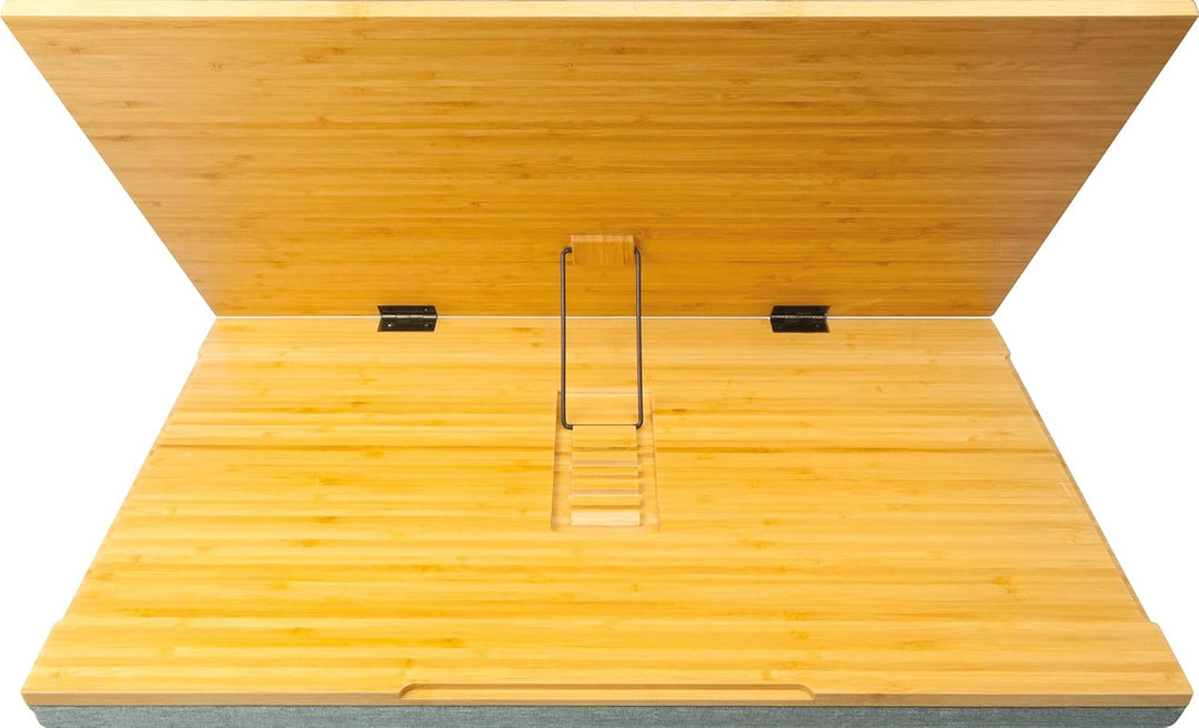 SCHWAIGER 659917 Bambus Laptop Notebook Ständer Knieauflage Computertisch Laptop-Halterung Schreibti