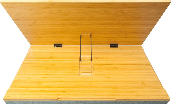 SCHWAIGER 659917 Bambus Laptop Notebook Ständer Knieauflage Computertisch Laptop-Halterung Schreibti