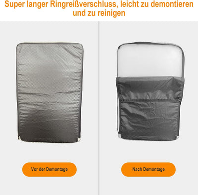 Bounabay® 3 Stufen Haustiertreppe, hundetreppe Bett für kleine Hunde, hunderampe Sofa boxspringbett,