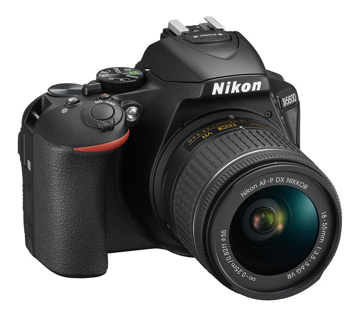 Nikon D5600 Digitale Spiegelreflexkamera, Schwarz Kit AF-P VR DX 18-55 Single, Kit AF-P VR DX 18-55
