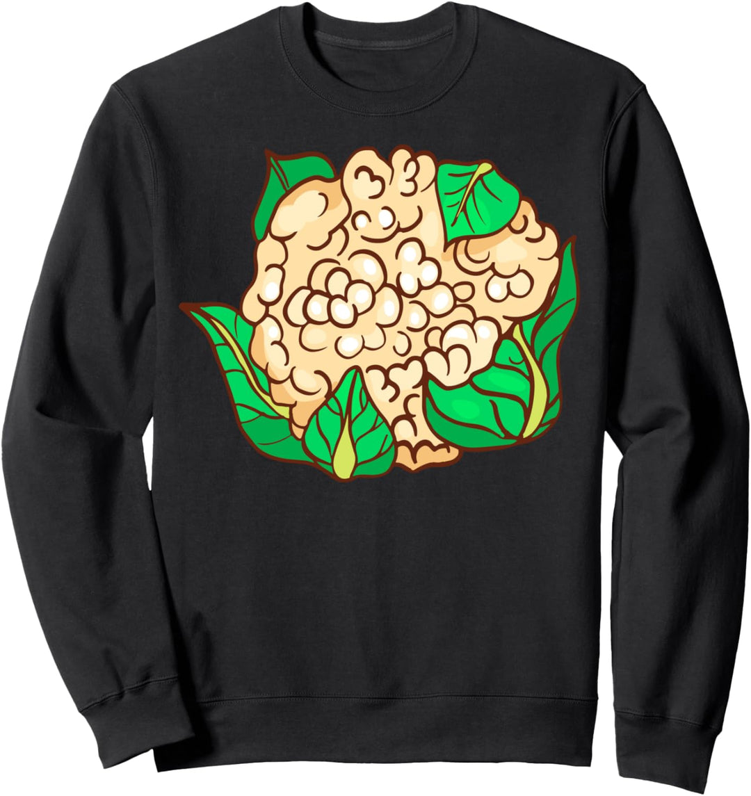 Blumenkohl Gemüse Vegetarisch Vegan Vegetarier Veganer Sweatshirt