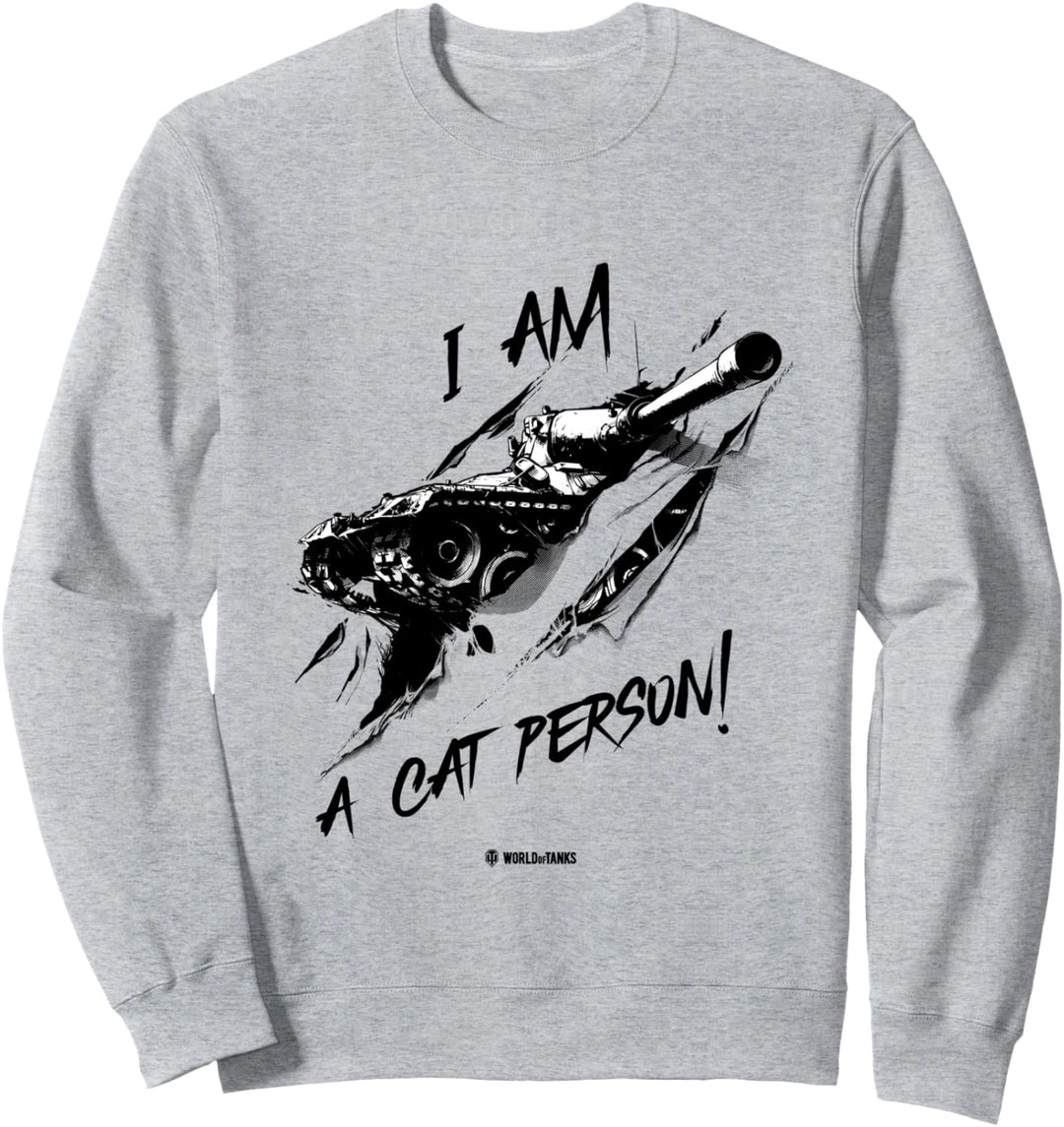 World of Tanks Leopard 1 "Ich bin ein Katzenmensch" Sweatshirt