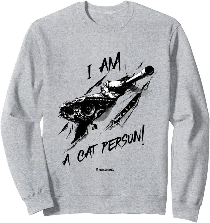 World of Tanks Leopard 1 "Ich bin ein Katzenmensch" Sweatshirt