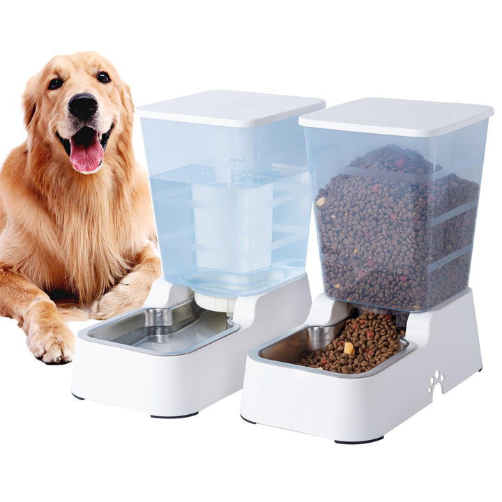 5L Automatischer Hundefutterspender und Hundewasserspender Katzenfutterspender und Katzenwasserspend