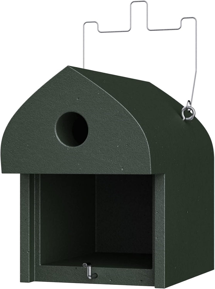 Nistkasten Holzbeton für Haussperling & Feldsperling | Brutkasten für Vögel Wetterfest | Vogelhäuser