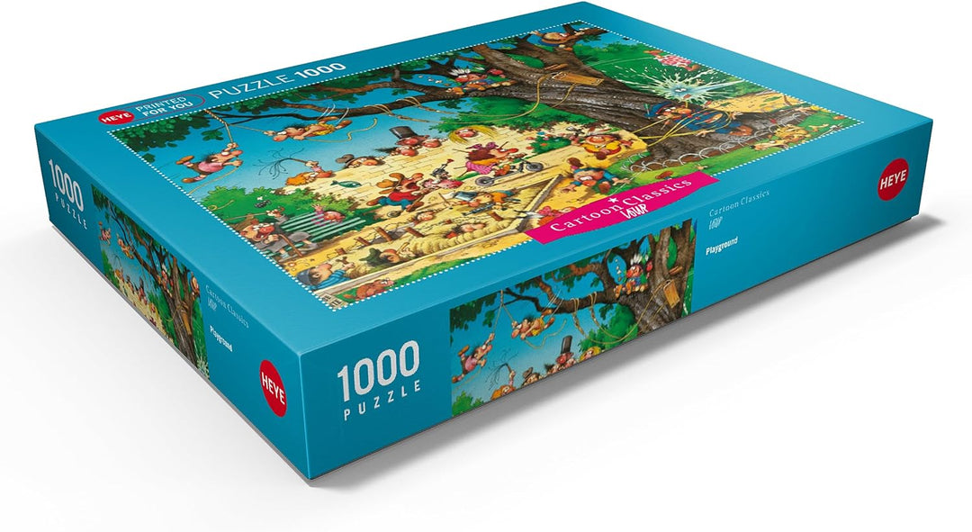 Playground - Jean-Jacques Loup - Cartoon Classics - Premium 1000 Teile Puzzle - MyPuzzle Sonderkolle