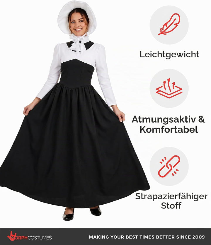 Fun Shack Mittelalter Kleidung Damen, Mittelalter Kleid Damen, Mittelalter Kostüm Damen, Viktorianis