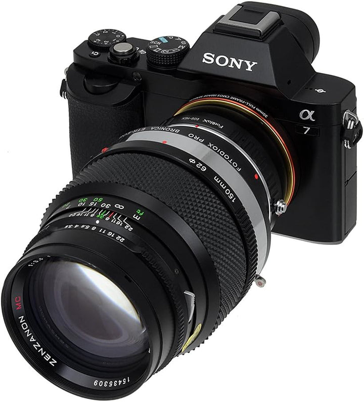 Fotodiox Pro Combo Lens Adapter Kit Compatible with Bronica ETR Lenses on Sony E-Mount Cameras