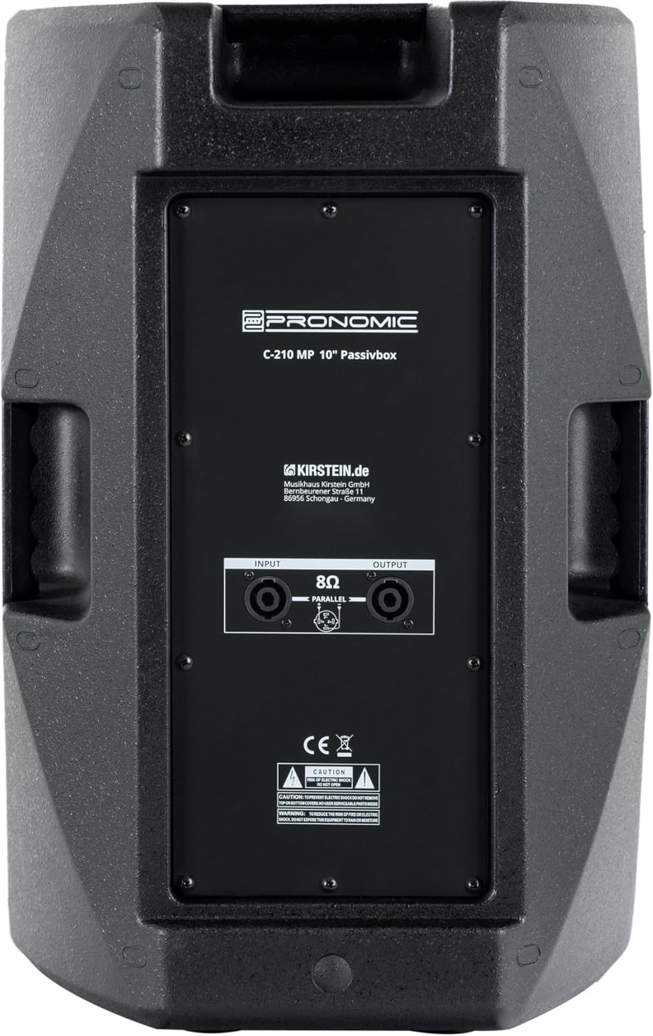 Pronomic C-210 MP 10" Passivbox Stereo Set - 2 Passive 2-Wege Boxen - Belastbarkeit: je 200 Watt (RM