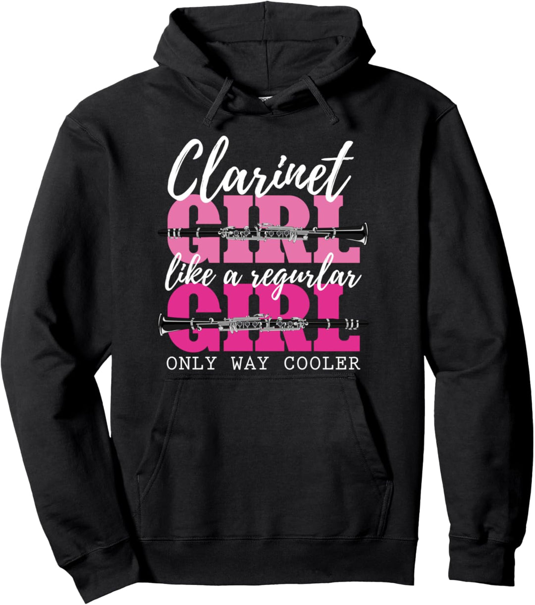 Klarinettist Orchester Musik Geschenk Klarinette Mädchen Pullover Hoodie