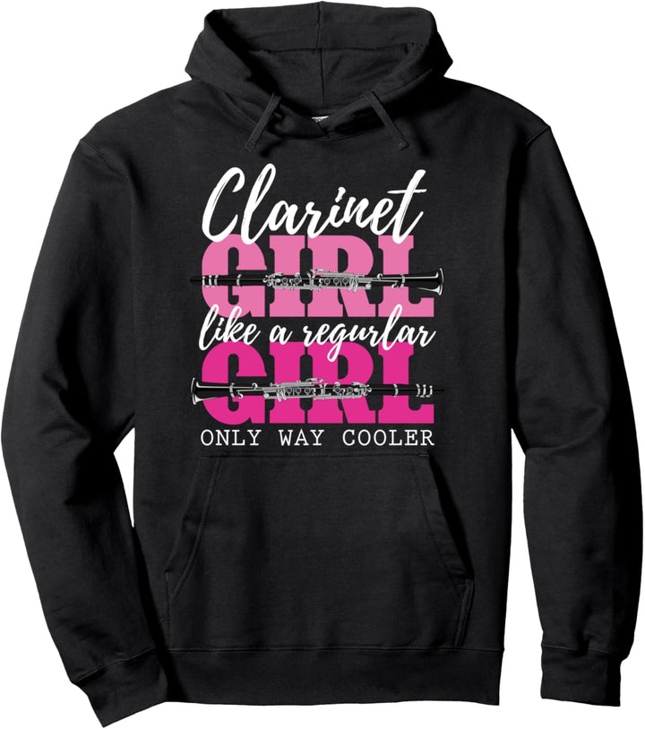 Klarinettist Orchester Musik Geschenk Klarinette Mädchen Pullover Hoodie