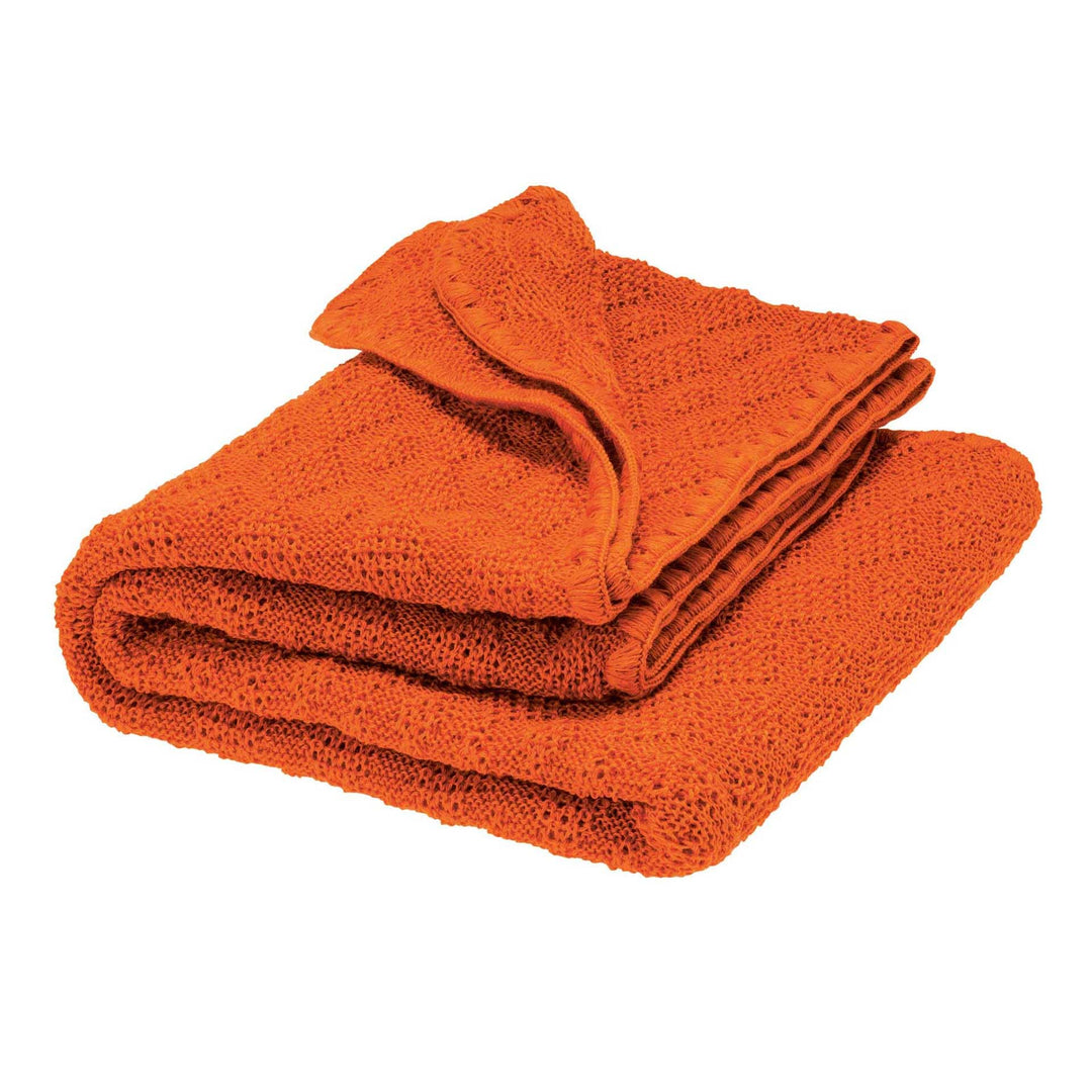 Disana WOLL-BABYDECKE, kuschelweiche Strickdecke im Ajourmuster | 100% Bio-Merinowolle GOTS | Newbor