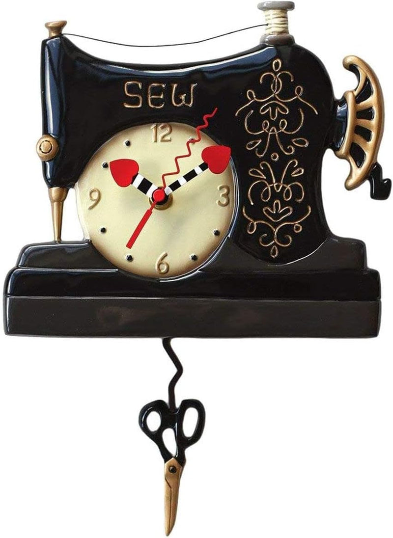 Allen Designs, Enesco Armbanduhr zum Aufhängen in Form einer Nähmaschine, Nähmaschine