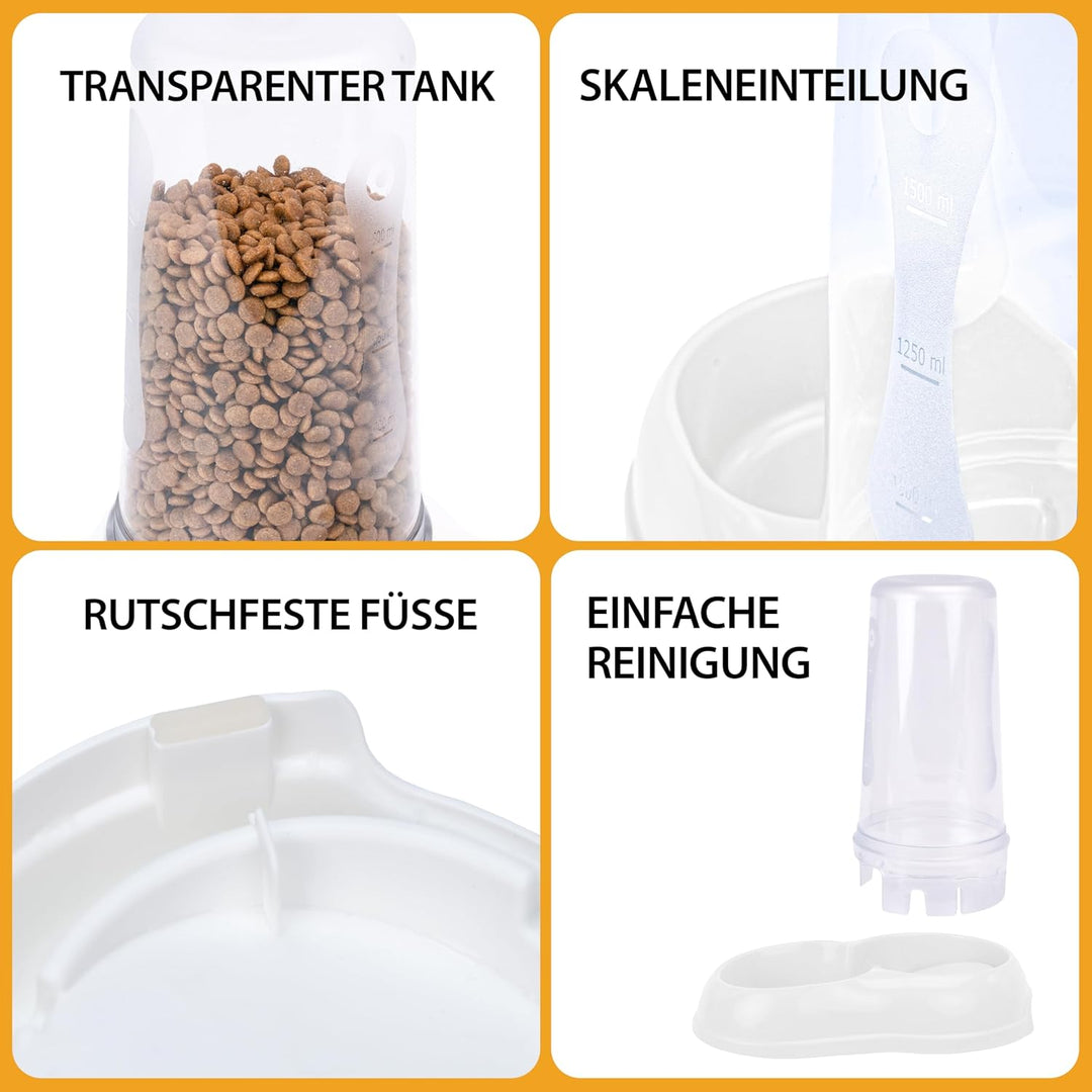 Ferplast Dispenser Food or Water for Large Dogs AZIMUT 5500 Pet Dispenser 5,5 Litres Feeder for Dry
