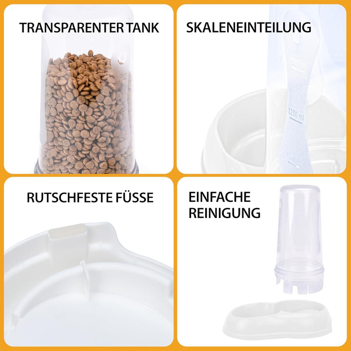 Ferplast Dispenser Food or Water for Large Dogs AZIMUT 5500 Pet Dispenser 5,5 Litres Feeder for Dry