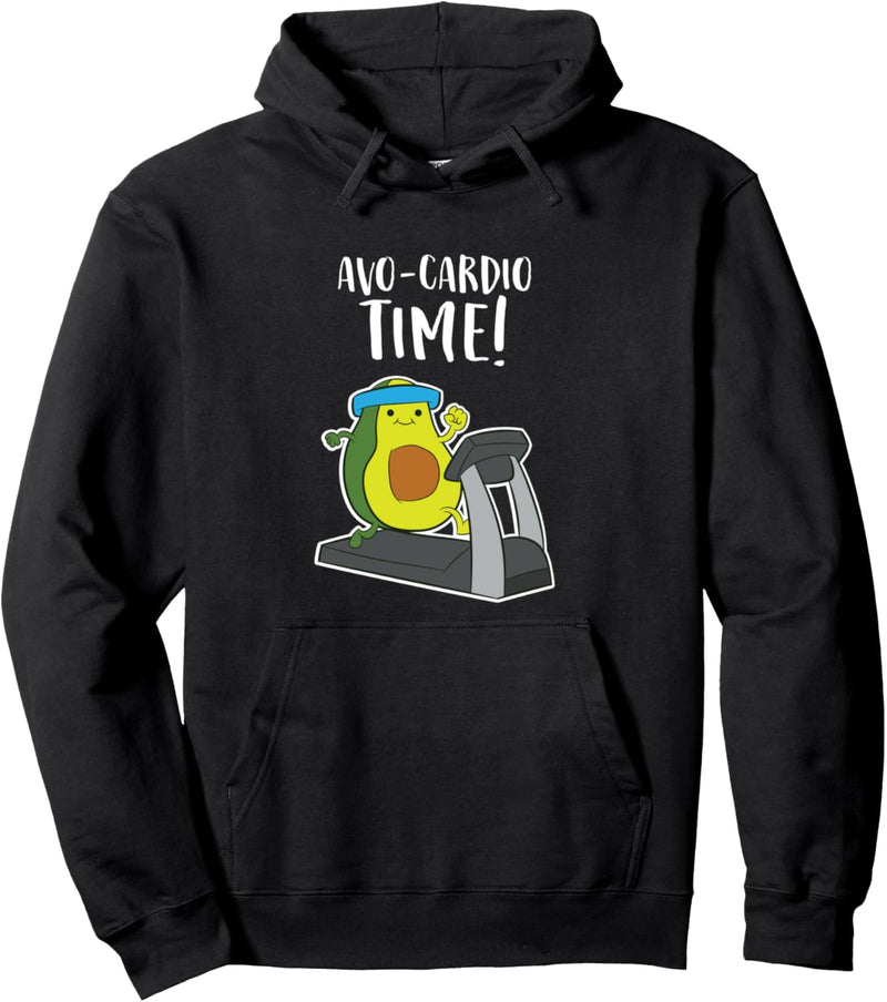 Avocardio Avocado Fitness Übung Avocado Pullover Hoodie