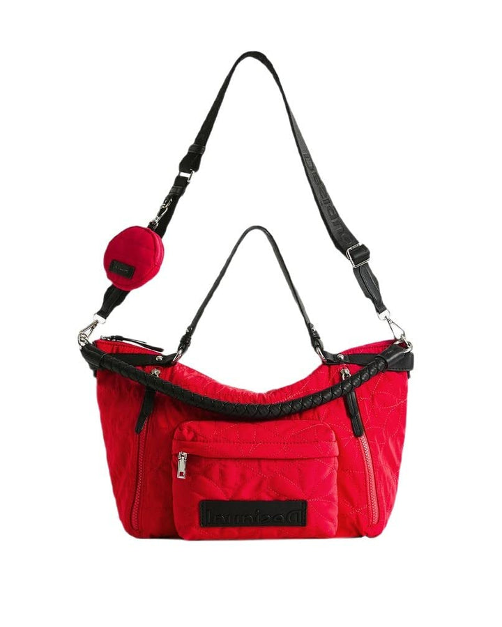 Desigual Damen Bols_Prisma Libia Hand Bag, Einheitsgrösse Rot, Rot