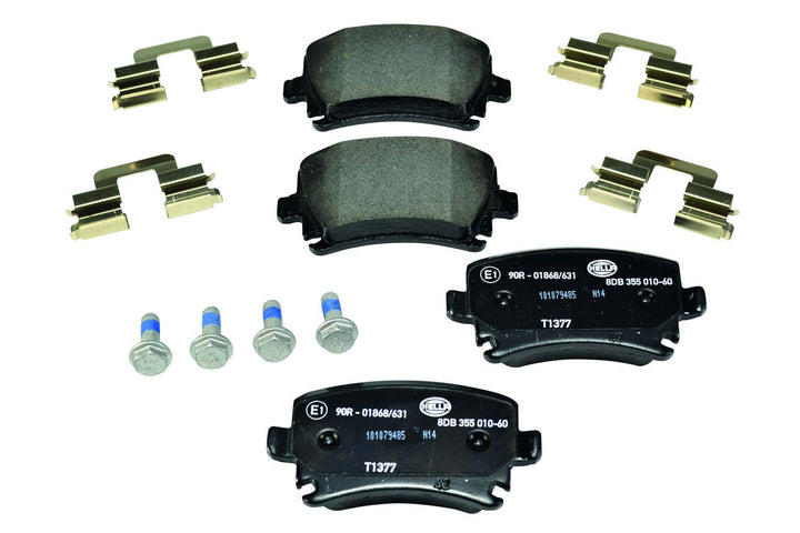 HELLA PAGID 8DB 355 010-601 Bremsbelagsatz - T1377 - Dicke/Stärke: 17.2mm - Bremssystem: Lucas - für