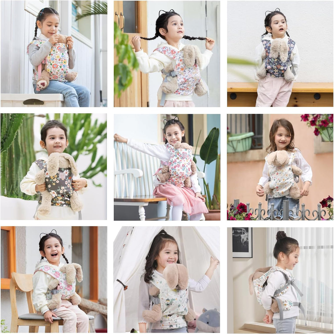 GAGAKU Reborn Baby Zubehör Puppentrage Puppen Tragetuch Baby Kinder Puppentragetasche 100% Baumwolle
