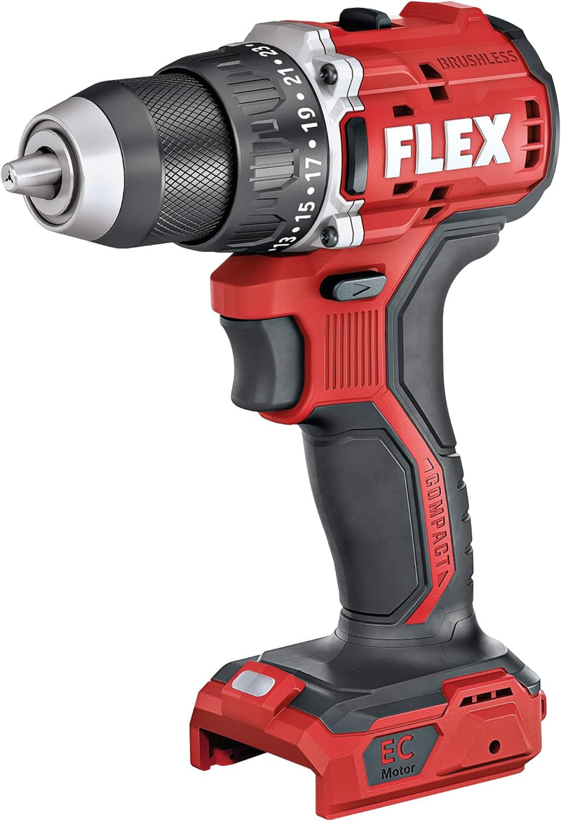 Flex Akku Bohrschrauber DD 2G 18.0-EC LD C (Akkuschrauber, 18 V, bürstenloser Motor, 2-Gänge, ergono