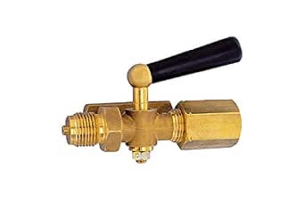 RIEGLER 102658-9021/ES Manometer-Absperrhahn, Zapfen - Spannmuffe, ES 1.4571, G 1/2, 1Stk
