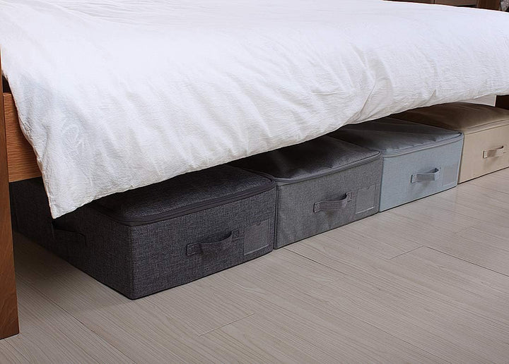 100 * 43 * 18cm Boden Schuhe Lagerung Organizer Behälter mit Deckel, staubdicht und atmungsaktiv, st