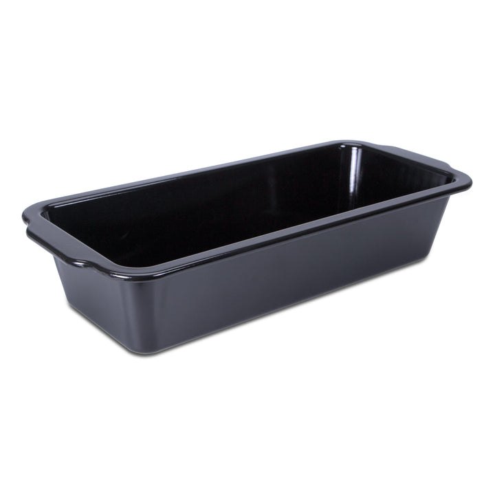 Städter we love baking Brotbackform EMAILLE Black Edition, Metall, 26 x 11,5 cm, Schwarz, Backform f