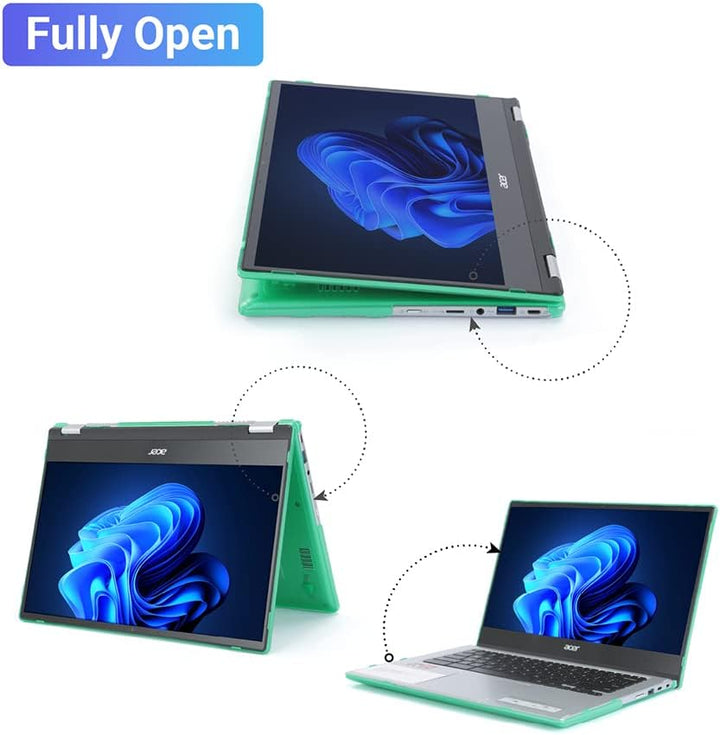 mCover Schutzhülle nur kompatibel mit Acer Chromebook Spin 514 CP514-1H Serie 2020 ~ 2022 (14 Zoll /