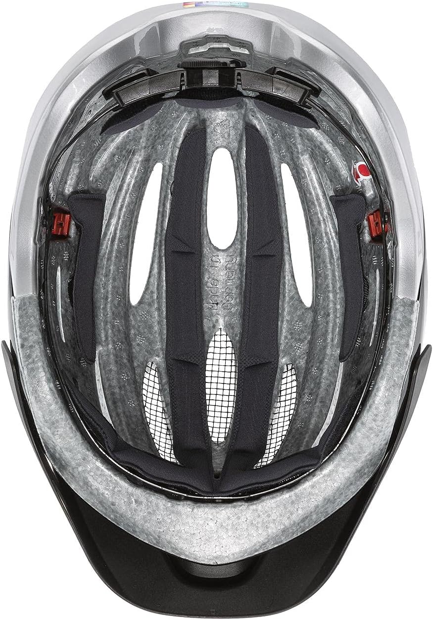 UVEX Fahrradhelm UVEX True Gr. 52-58 cm, Black Silver 55-58 cm, 55-58 cm