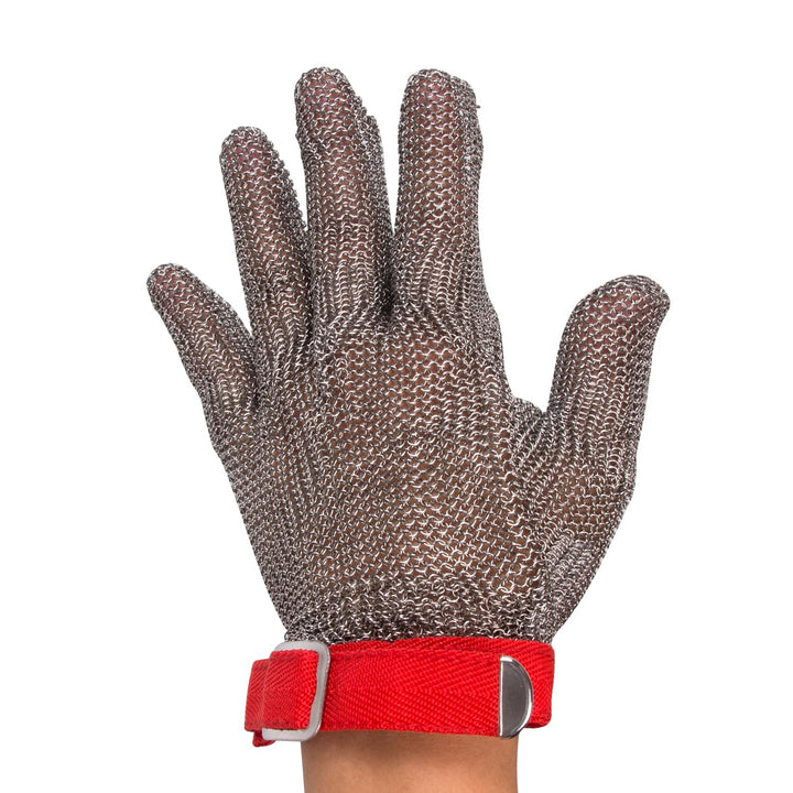 ThreeH Edelstahlhandschuhe mesh Schnittfest Stabbeständige Schutzhandschuhe zum Schneiden Schneiden