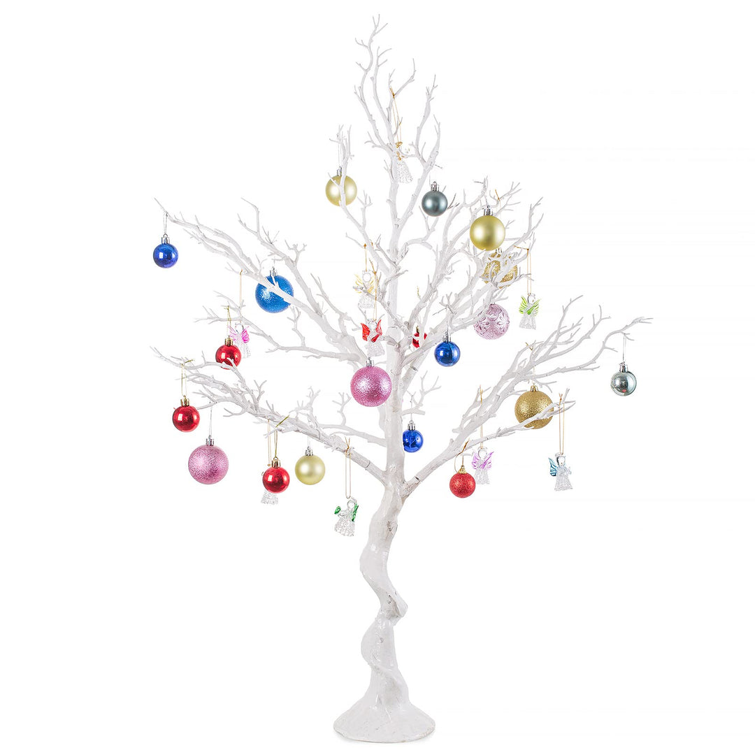 Nuptio Weisser Künstlicher Osterbaum 105cm Hoch Weihnachtsschmuck Manzanita Künstliche Bäume Dekorat