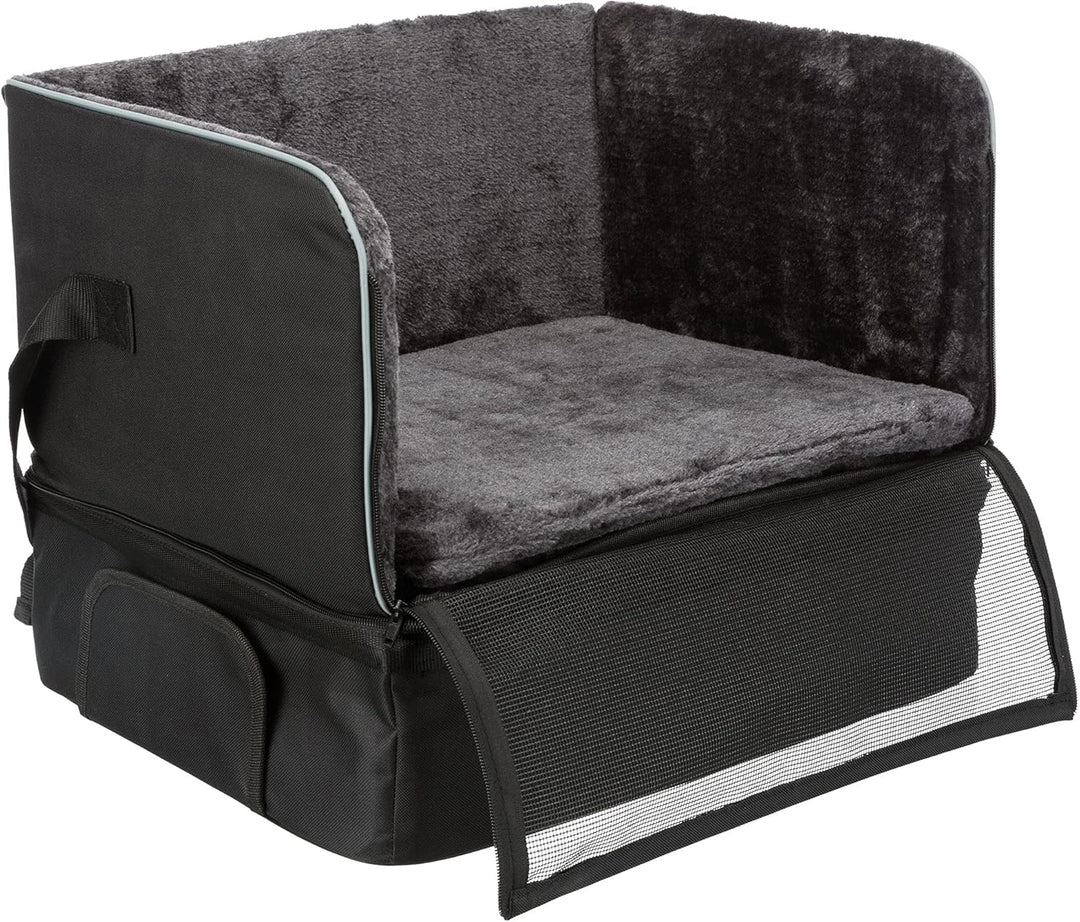 Trixie 1322 Autositz, 45 × 38 × 37 cm, schwarz, schwarz