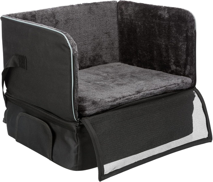Trixie 1322 Autositz, 45 × 38 × 37 cm, schwarz, schwarz