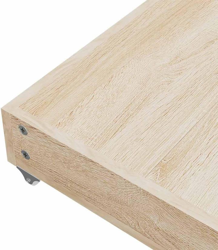 vidaXL Bettschubladen 2 Stk., Bettkasten mit Rollen, Schubkasten Schublade für Bett, Bettschubkasten