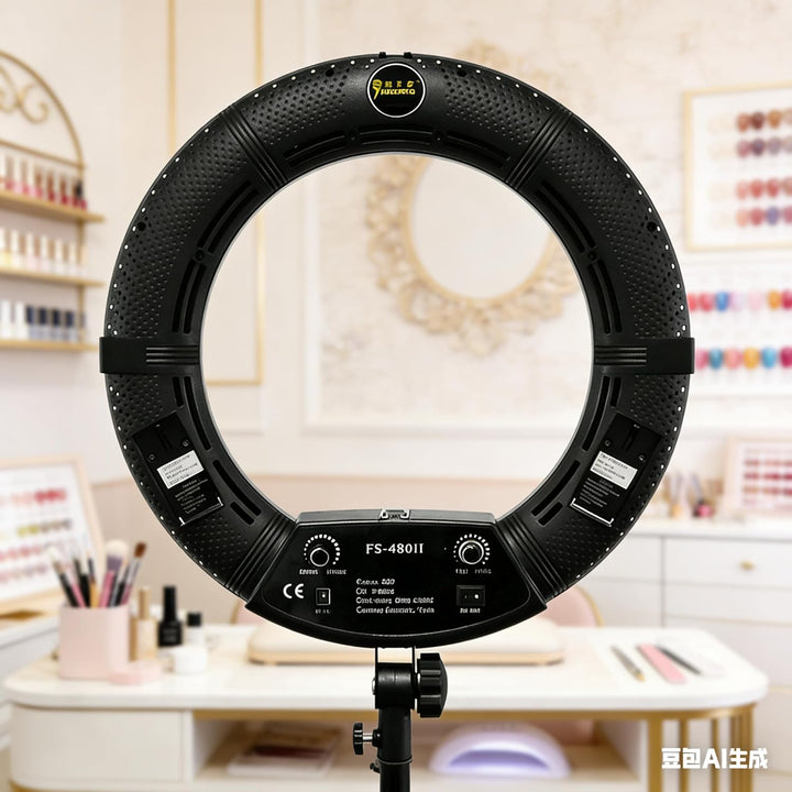 YIDOBLO FS-480II 5500K Bio-Farbkamera Foto / Studio / Telefon / Video 18 '' 480 LED Ringlicht LED La