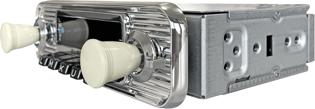 Blaupunkt Frankfurt Stereo Classic, 1-DIN Autoradio, Oldtimer-Design mit verchromter Metallfront im