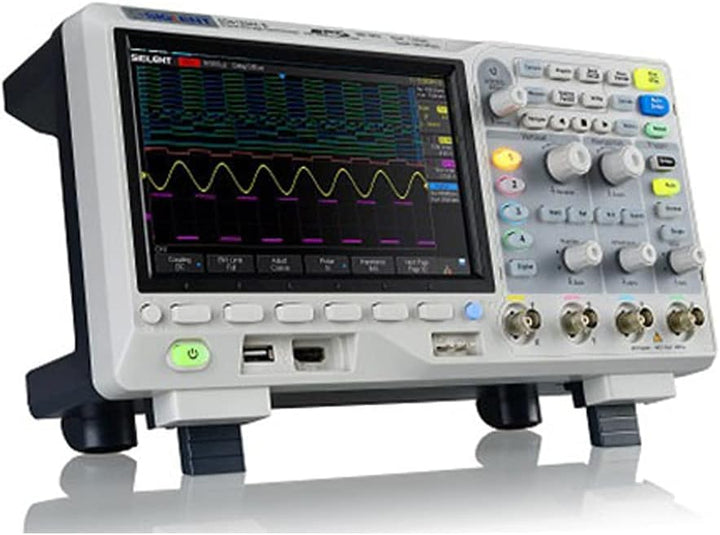 Siglent SDS1104X-E Digitales Oszilloskop, 100 MHz, 4 Kanäle, Standard-Decoder. & TP-Link TL-WN725N N