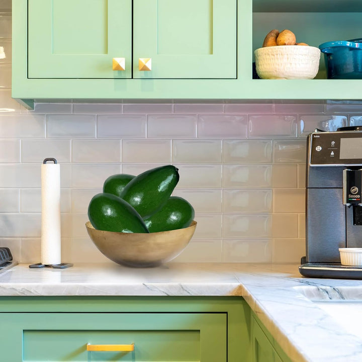 Tuxiaobu Künstliche Früchte Avocados Deko Obst, Kunst Faux Avocados Zuhause Küche Dekor Tischdekorat