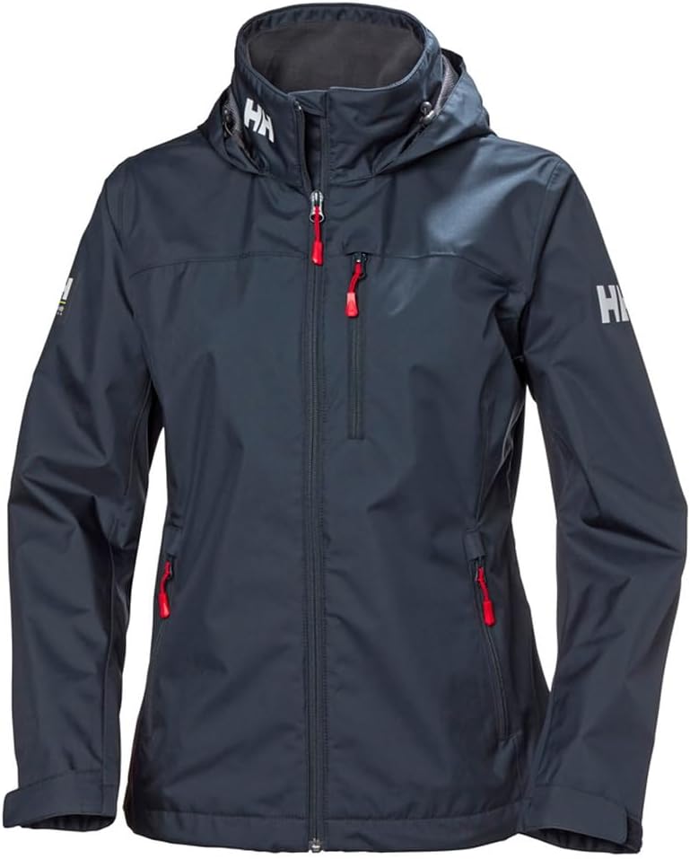 Helly Hansen Damen Crew Hooded Jacke XS Marineblau, XS Marineblau