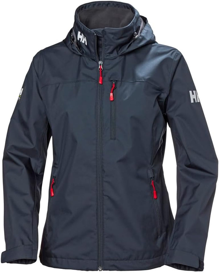 Helly Hansen Damen Crew Hooded Jacke XS Marineblau, XS Marineblau