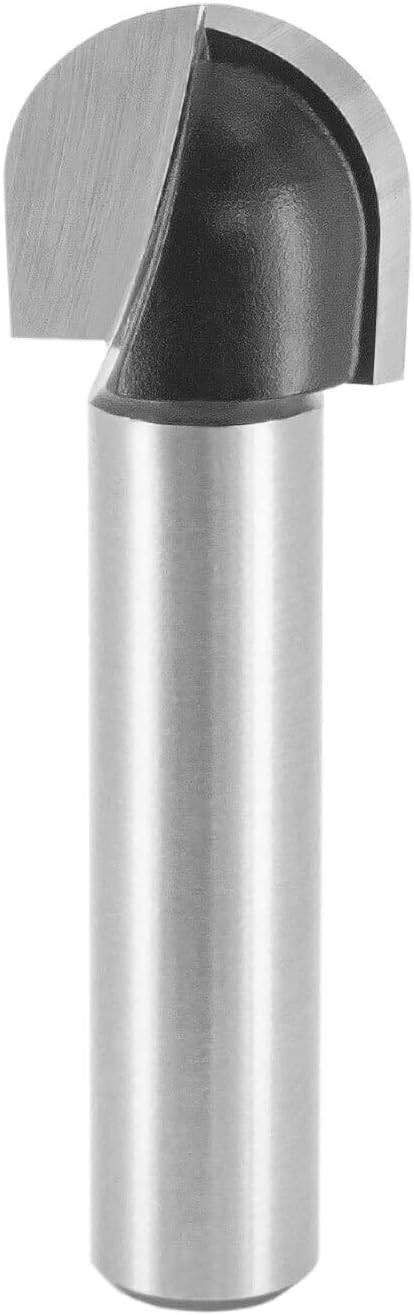 ENT 12287 Hohlkehlfräser HW, Schaft (S) 8 mm, Radius (R) 7 mm, Durchmesser (D) 14 mm, NL 12 mm, SL 3