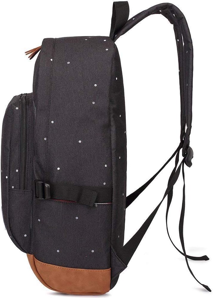 KAUKKO Schöner und durchdachter Rucksack mit 15 Zoll Laptopfach für Schule, Universität, 22 Liter (S