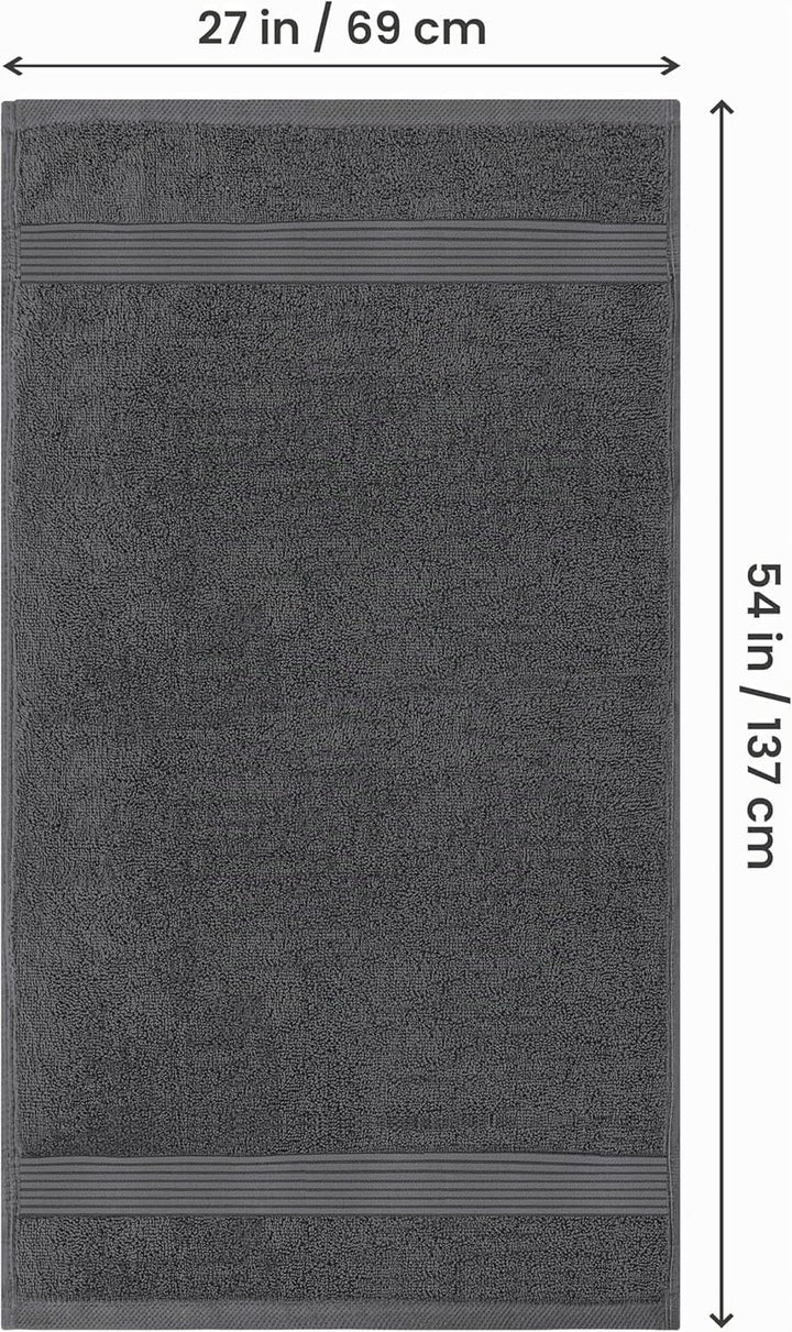 Utopia Towels - 4er-Pack Badetücher Set Premium 100% ringgesponnene Baumwolle 69 x 137 cm Handtücher