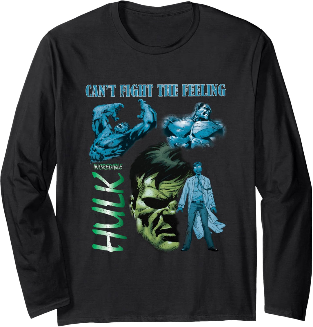 Marvel Hulk Homage Poster Langarmshirt