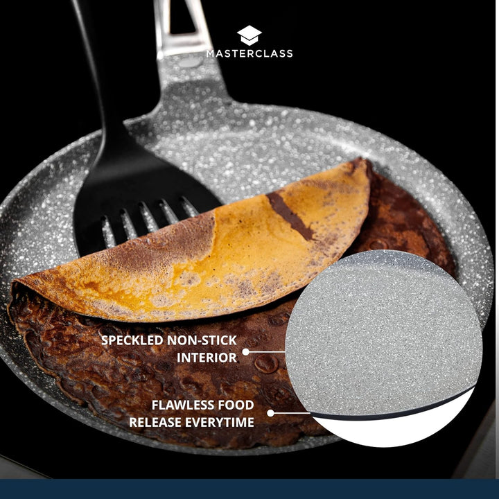 MasterClass Induktionsgeeignete Antihaft-Crêpe-Pfanne aus Aluminiumguss, 28 cm
