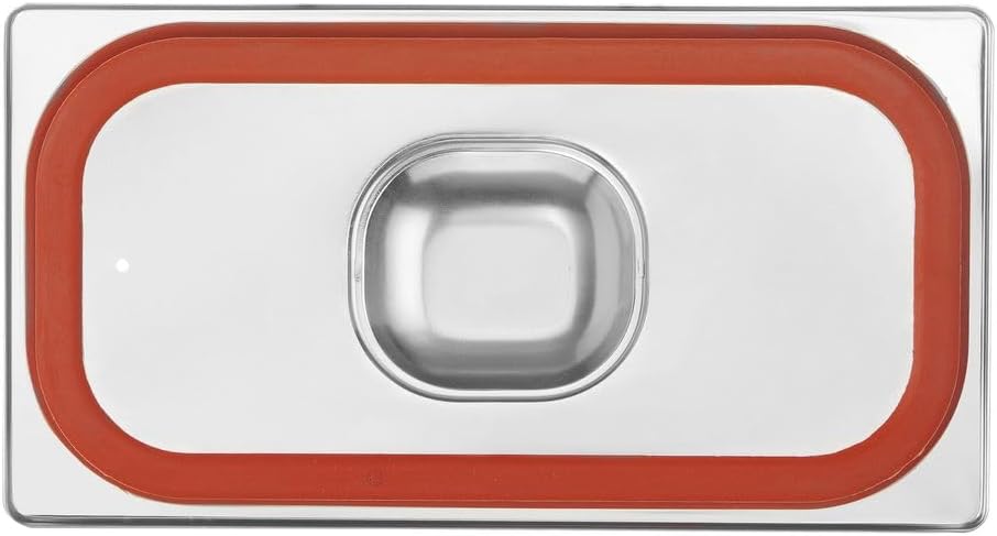 HENDI Gastronorm Deckel, für Gastronormbehälter, Temperaturbeständig von -40° bis 300°C, Silikonrand