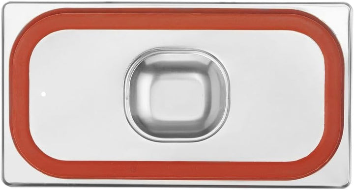 HENDI Gastronorm Deckel, für Gastronormbehälter, Temperaturbeständig von -40° bis 300°C, Silikonrand