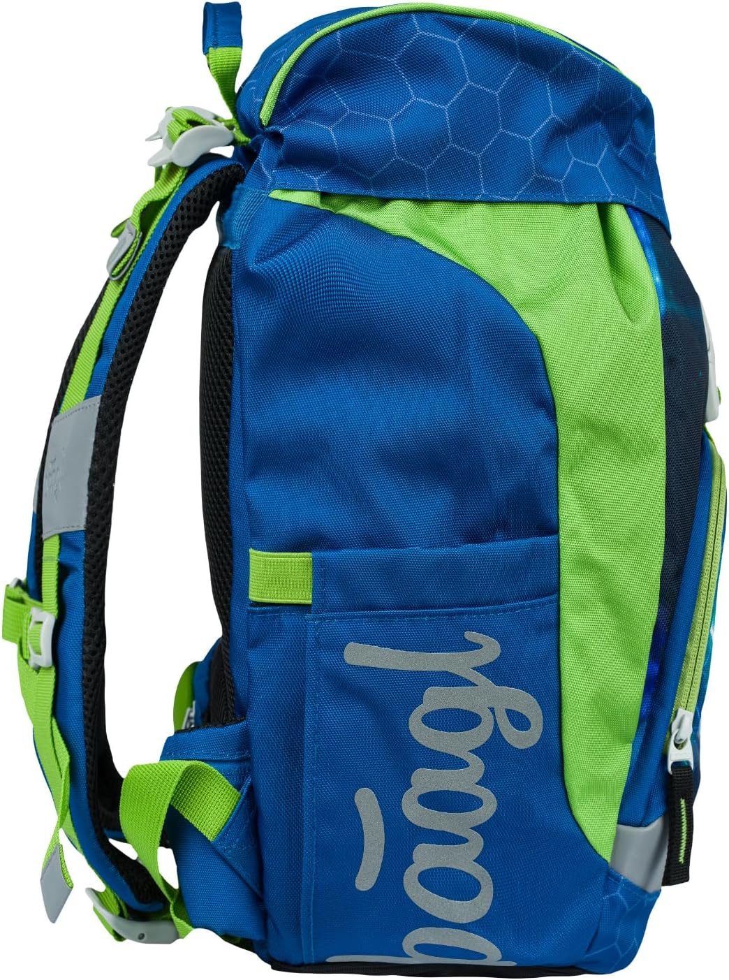 Baagl Schulranzen Jungen ab 1. Klasse, Airy Schultasche Set 5 -Teilig, Grundschule Schulrucksack für