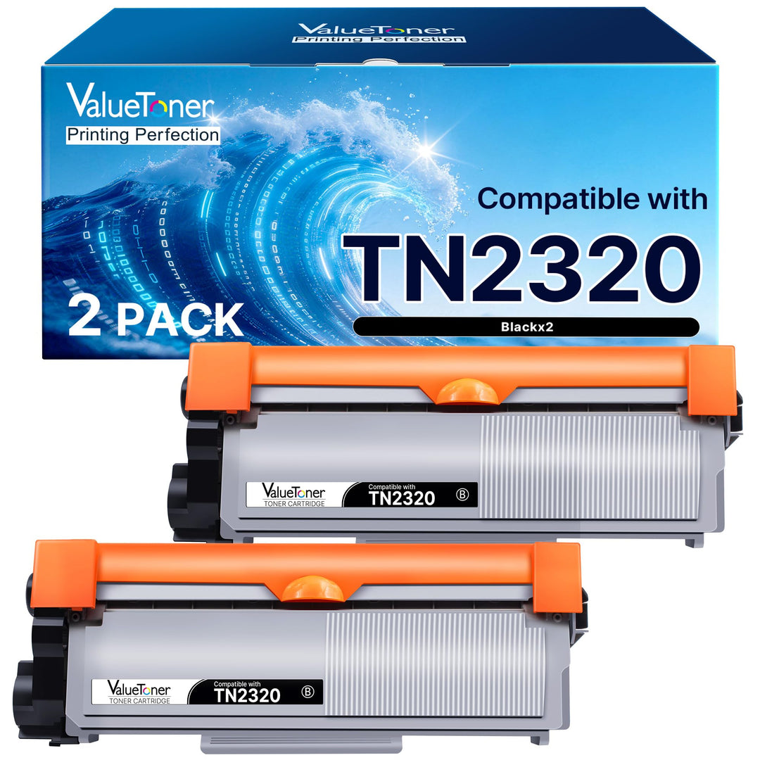 Valuetoner TN2320 TN-2320 Toner Kompatibel für Brother TN2320 TN2310 Schwarz Toner für Brother HL-L2