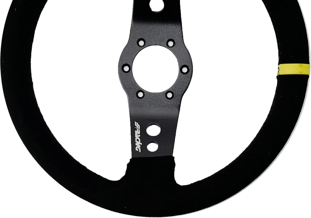 Simoni Racing Universal Lenkrad Rally - Schwarz Suède - Durchmesser 320mm